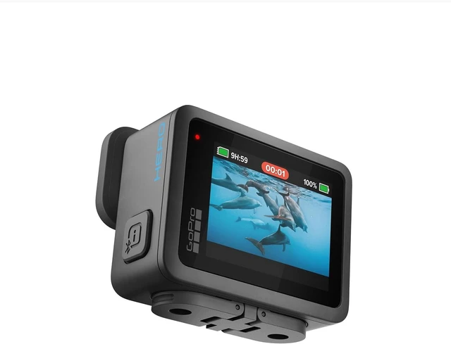 Alt view image 4 of 7 - Hero - Compact Waterproof Action Camera with 4K Ultra HD Video, 12MP Photo, Touch Screen