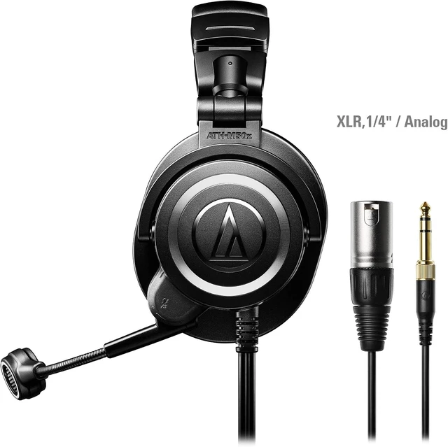 Alt view image 7 of 7 - ATH-M50xSTS XLR StreamSet Streaming Headset