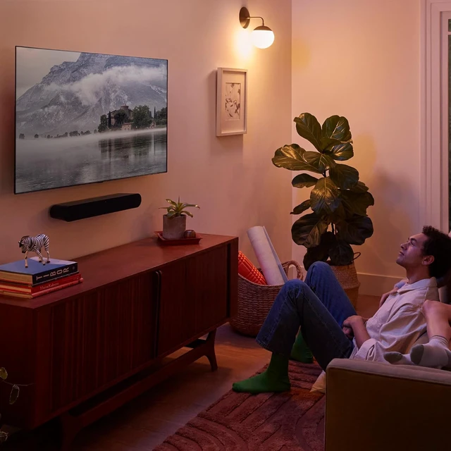 Alt view image 7 of 7 - Ray - Compact Soundbar for TV and Music - Black