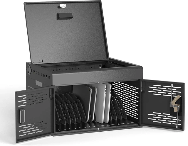 Main image of 16-Device Locking Steel Charging Cabinet for iPad Chromebook Laptop