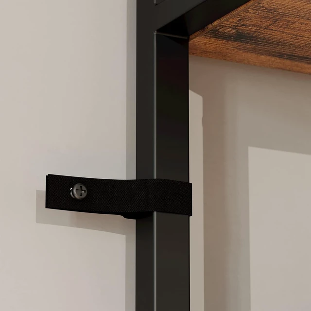 Alt view image 7 of 7 - Corner Shelf 5 Tiers 70LB Capacity L-Shaped Bookshelf