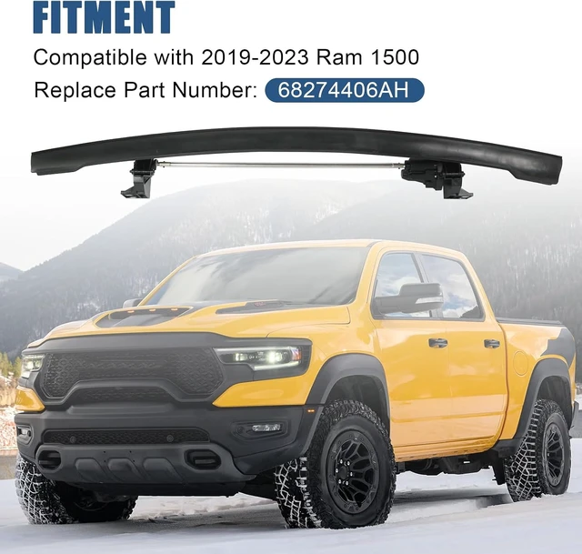 Alt view image 3 of 7 - 68274406AH Front Air Dam with Actuator Compatible with 2019-2023 Ram 1500
