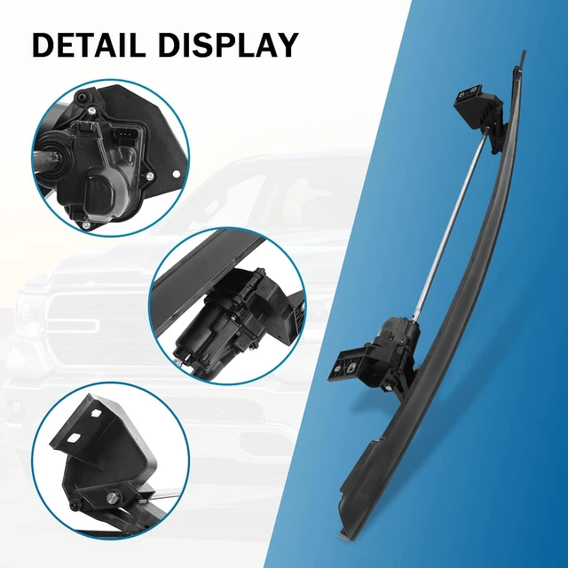 Alt view image 5 of 7 - 68274406AH Front Air Dam with Actuator Compatible with 2019-2023 Ram 1500