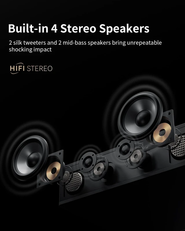 Alt view image 3 of 7 - Bluetooth Vinyl Record Player with Built-in Speakers, AT-3600L
