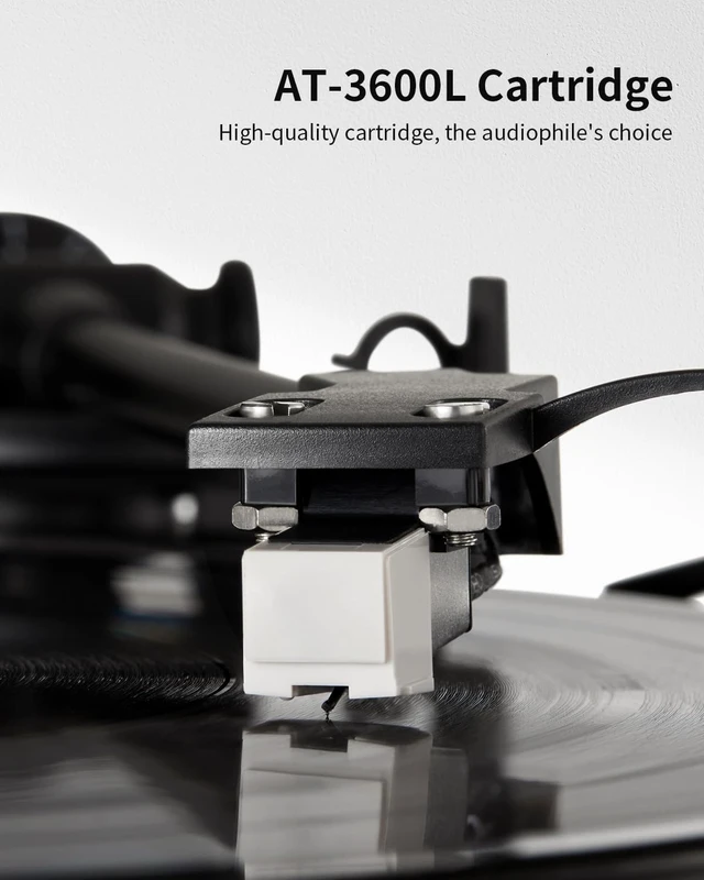 Alt view image 5 of 7 - Bluetooth Vinyl Record Player with Built-in Speakers, AT-3600L