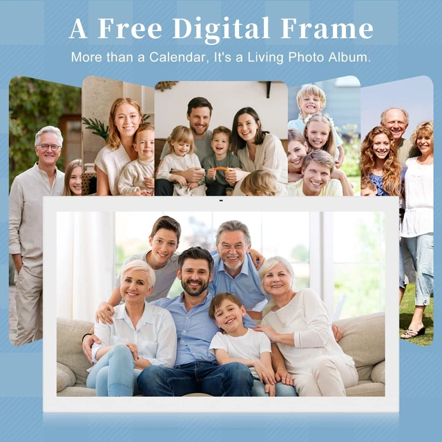 Alt view image 5 of 7 - Digital Calendar, 21.5" Wall Planner & Chore Chart, Event Planner