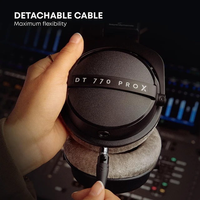 Alt view image 6 of 7 - DT 770 Pro X (48 Ohm), Closed-Back Studio Headphones, Black