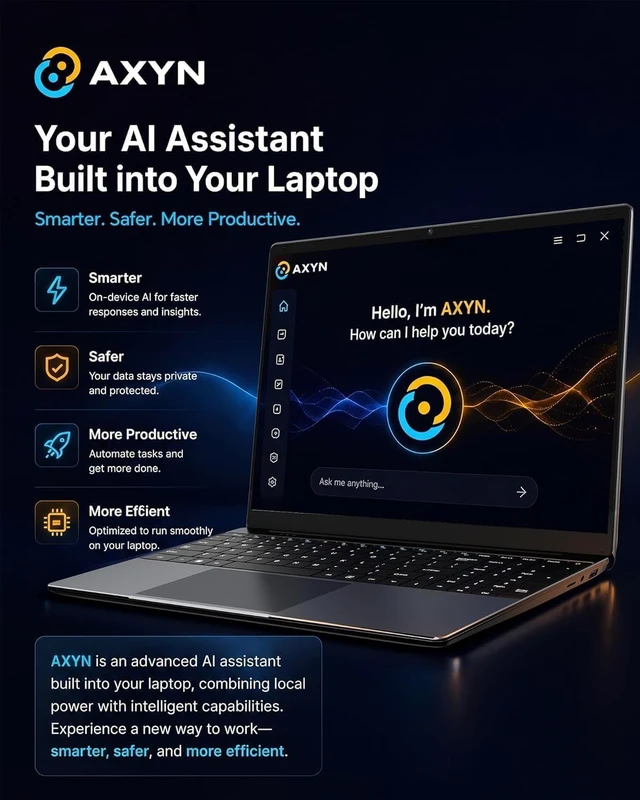 Alt view image 7 of 7 - 15.6" AI Laptop with Office 365, 6GB RAM 128GB SSD, Win 11 Laptops