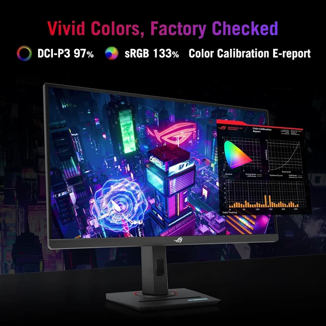 Alt view image 4 of 7 - ROG XG27ACS 27 Inch 1440p 180Hz USB-C G-SYNC HDR Gaming Monitor