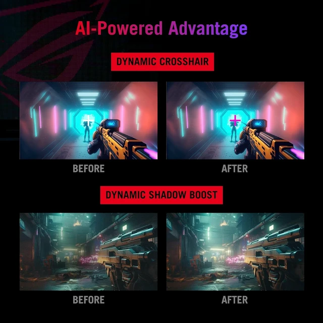 Alt view image 6 of 7 - ROG XG27ACS 27 Inch 1440p 180Hz USB-C G-SYNC HDR Gaming Monitor