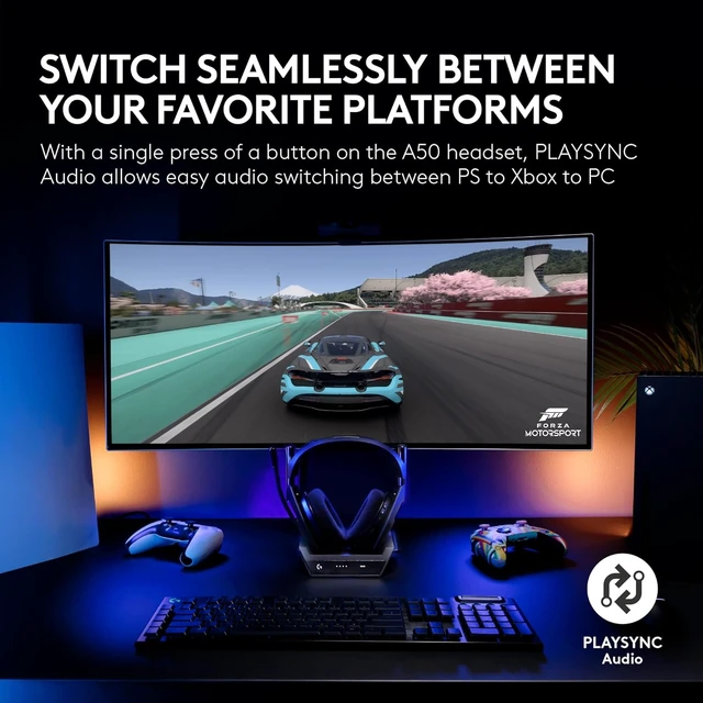 Alt view image 3 of 6 - Astro A50 Multi-Platform Wireless Gaming Headset - Black
