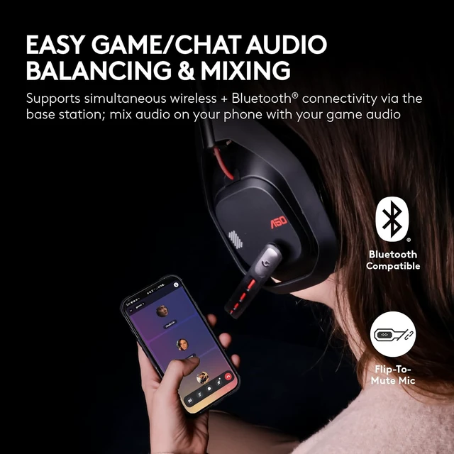 Alt view image 4 of 6 - Astro A50 Multi-Platform Wireless Gaming Headset - Black