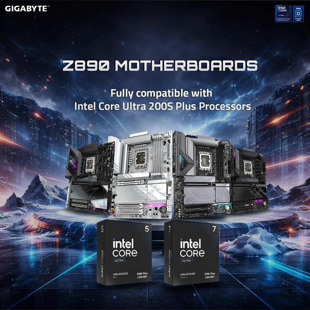 Alt view image 3 of 7 - Z890 AORUS Elite WIFI7 Core Ultra (Series 2) LGA 1851 Motherboard, ATX, DDR5, 4X M.2, PCIe 5.0, Thunderbolt 4, 2.5GbE LAN, EZ-Latch