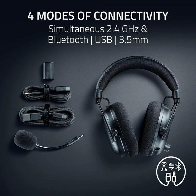 Alt view image 7 of 7 - BlackShark V3 Pro Wireless ANC Gaming Headset for PC, Black