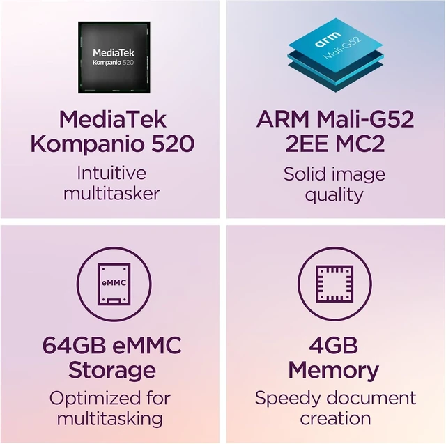 Alt view image 3 of 7 - IdeaPad Slim 3 Chromebook Laptop - 2024 - Lightweight Laptop - Waves MaxxAudio® Speakers - 14" HD Display -720p Camera - 4GB Memory - 64GB Storage - MediaTek Kompanio 520 - Abyss Blue