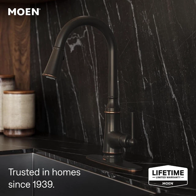 Alt view image 2 of 7 - Jaslynn Pulldown Kitchen Faucet, Mediterranean Bronze, 87618BRB