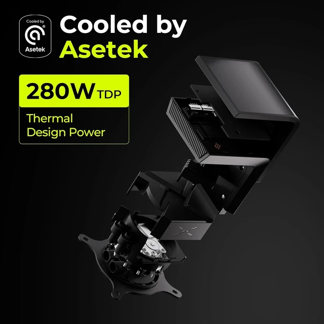 Alt view image 5 of 7 - Panorama SE 360mm AIO Curved Screen GIPHY Built-in Asetek 280w TDP