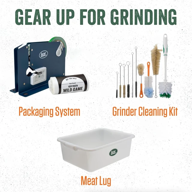 Alt view image 7 of 7 - Products MightyBite #8 Meat Grinder, 500 Watt Aluminum Electric Meat Grinder for Home Use, Compact Food Processor for Grinding, Sausage Stuffing, Cooking