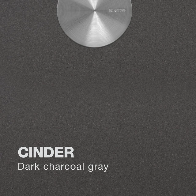 Alt view image 3 of 5 - Valea 27 in. Single Bowl Kitchen Sink, Cinder