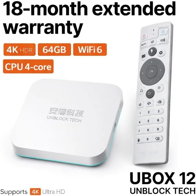 Alt view image 2 of 4 - 2026 ubox12 4+64Gb H618cpu