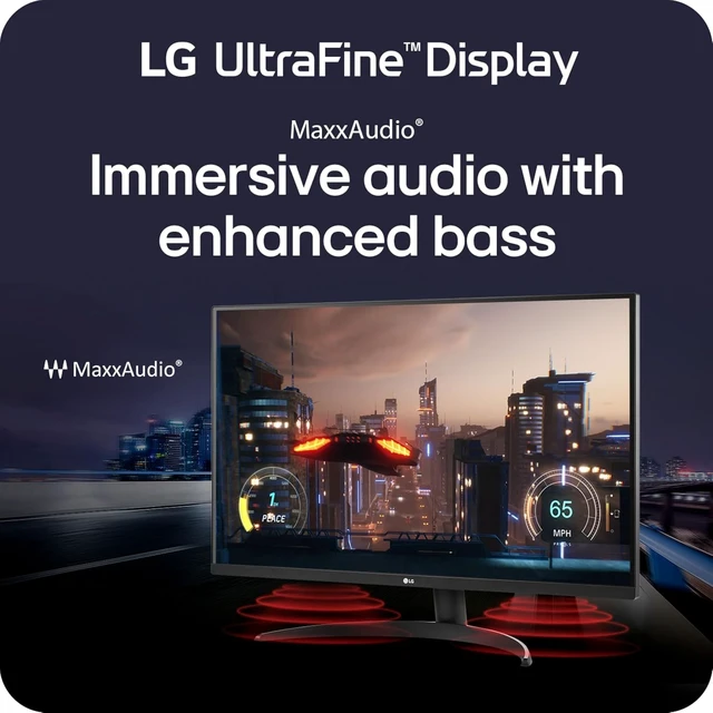 Alt view image 4 of 7 - 32UR500K-B Ultrafine 32-inch 4K UHD (3840x2160) Computer Monitor HDR10 Built-in Speaker x2 OnScreen Control Reader Mode Flicker Safe Borderless Design HDMIx2 DisplayPort Black