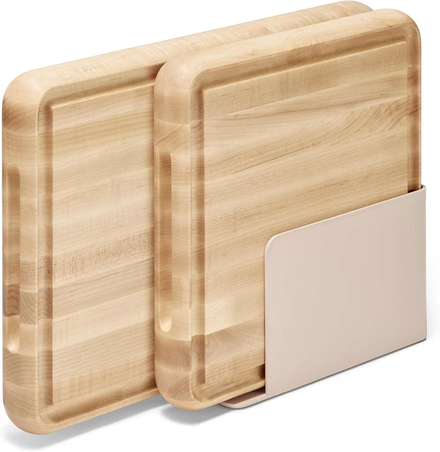 Main image of 3-Piece Prep and Serve Butcher Block Set