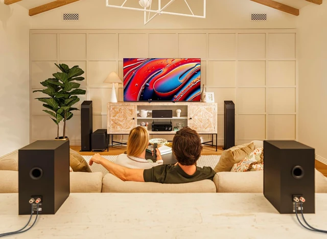 Alt view image 5 of 5 - SS-CS5M2 3-Way 3-Driver Hi-Res Compact Bookshelf Speakers (Pair)