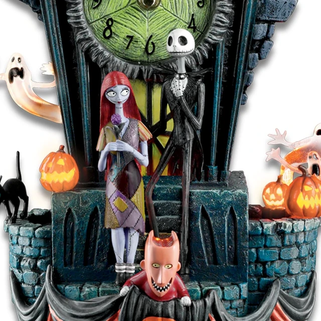 Alt view image 2 of 4 - The Nightmare Before Christmas Cuckoo Clock, 21 inches, Musical, Light-Up, Limited Edition