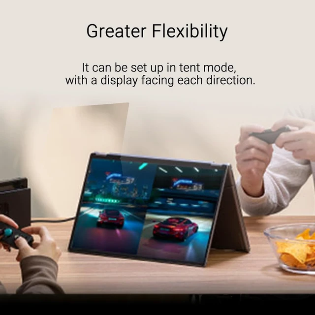 Alt view image 6 of 7 - ZenScreen Duo MB14FCD 14 Inch Foldable Dual-Screen Portable Monitor