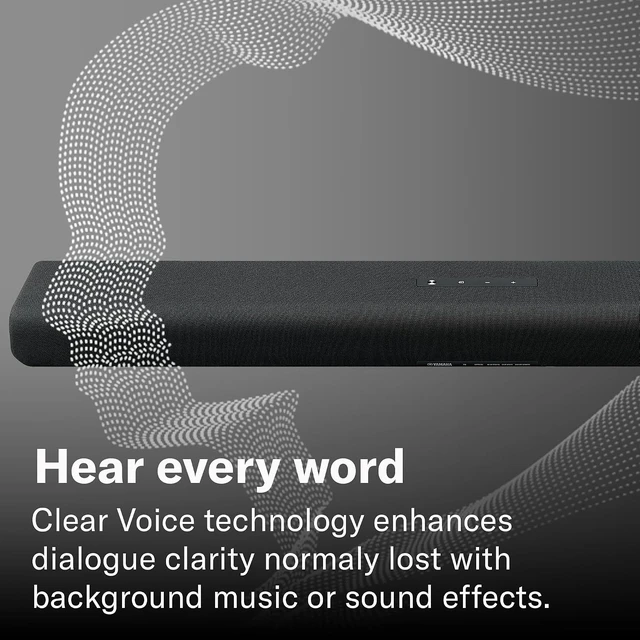 Alt view image 3 of 6 - SR-B30A Sound bar with Built-in Subwoofers, Dolby Atmos Sound bar for TV, Home Theater Sound System for TV, Bluetooth, Black