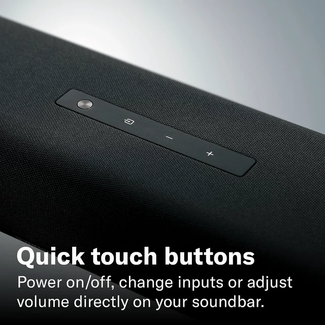 Alt view image 6 of 6 - SR-B30A Sound bar with Built-in Subwoofers, Dolby Atmos Sound bar for TV, Home Theater Sound System for TV, Bluetooth, Black