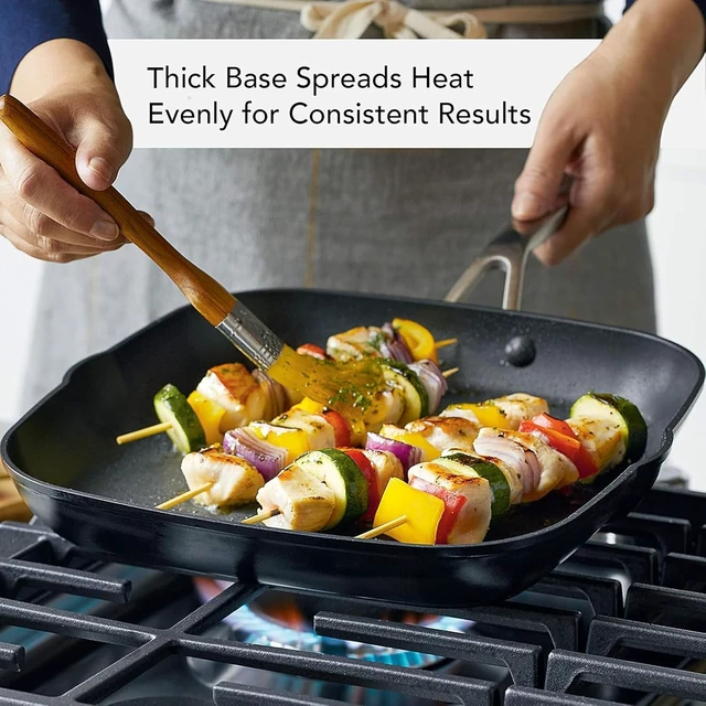 Alt view image 3 of 7 - Hard-Anodized Induction Nonstick Cookware Pots and Pans Set