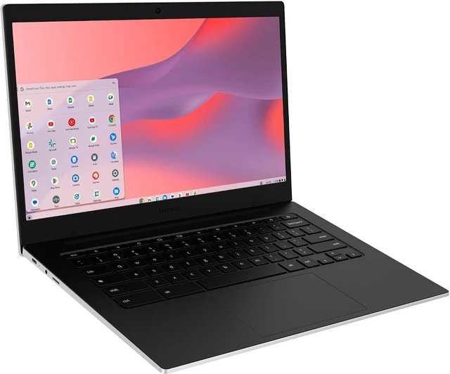 Alt view image 7 of 7 - 14" Galaxy Chromebook Go Laptop PC Computer, Celeron N4500 Processor, 4GB RAM, 64GB Storage, ChromeOS, XE340XDA-KA2US, Student Laptop, Silver