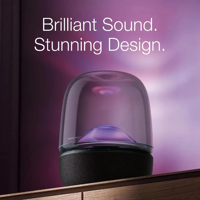Alt view image 2 of 6 - Aura Studio 5 - Bluetooth Home Speaker - Constant Sound Field with 3-Way Speaker & 360-Degree Lighting - Music Streaming & Auracast Multi-Speaker Connection
