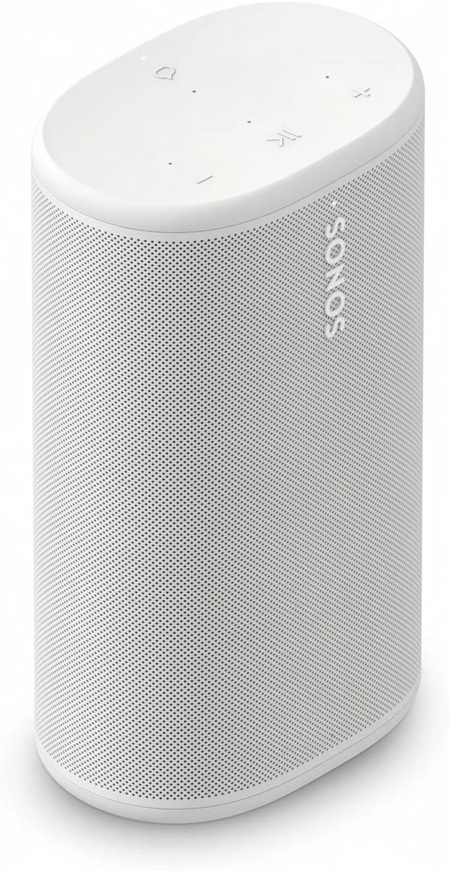 Main image of Play Portable WiFi and Bluetooth Speaker - White