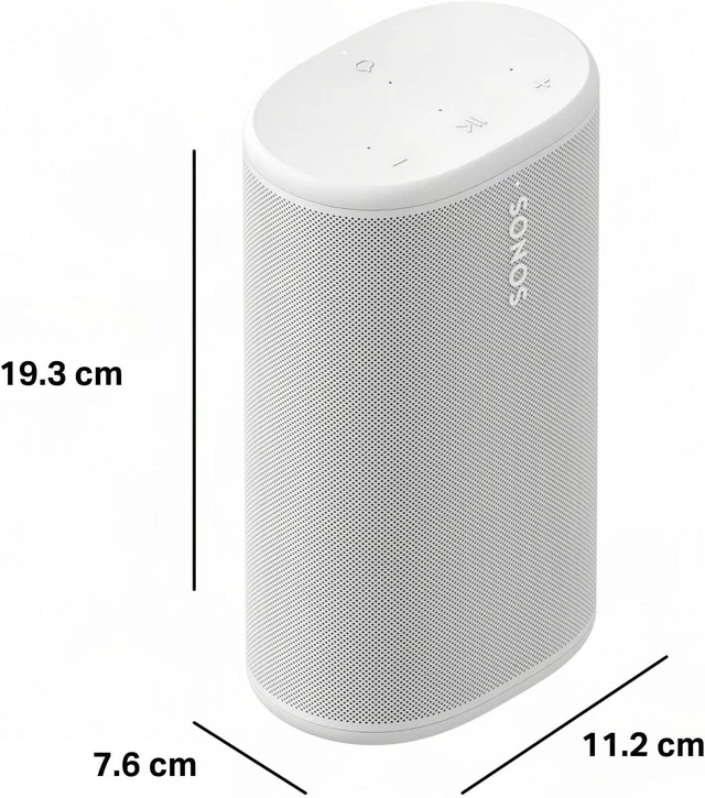 Alt view image 6 of 7 - Play Portable WiFi and Bluetooth Speaker - White