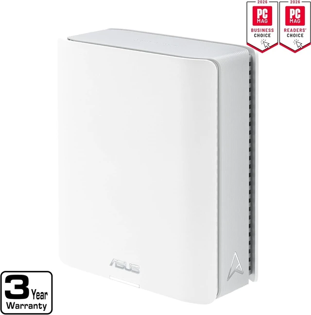 Alt view image 2 of 7 - ZenWiFi BT10 WiFi 7 Mesh - Tri-Band, 3K sq ft, x2 10G (1 Pack)