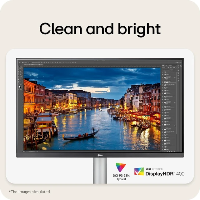 Alt view image 4 of 7 - 27UP850K-W 27-inch Ultrafine 4K UHD IPS DisplayHDR 400 Computer Monitor