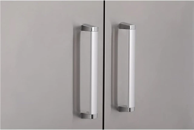 Alt view image 3 of 7 - Outdoor Kitchen Double Access Door,33x22 Inch,304 Stainless Steel BBQ Grill Doors,Silver