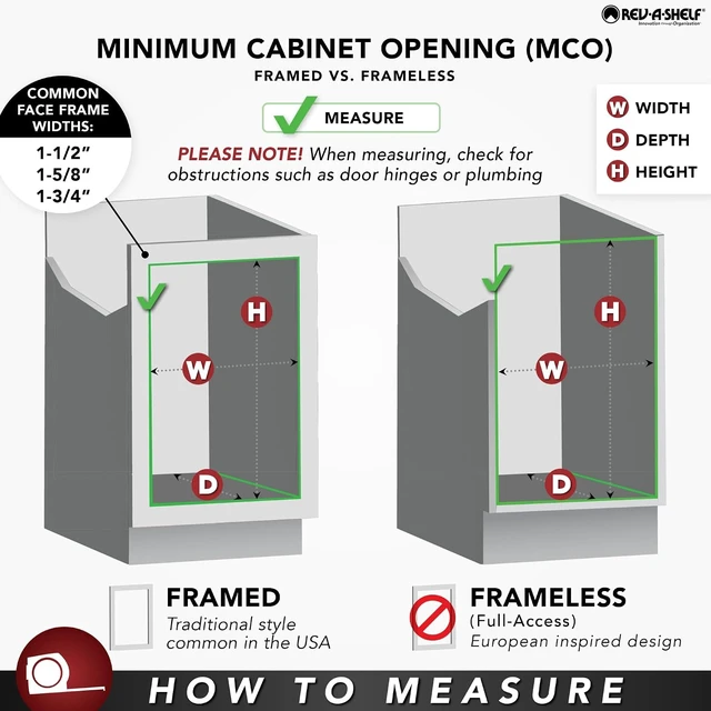 Alt view image 7 of 7 - Wood Base Cabinet Cutting Board Drawer Replacement System w/Soft-Close