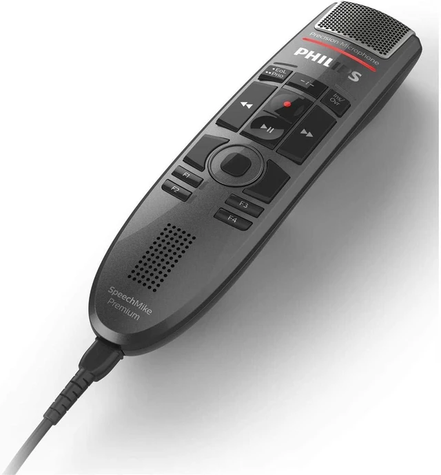 Alt view image 5 of 5 - SpeechMike Premium Touch Dictation USB Microphone, Push-Button