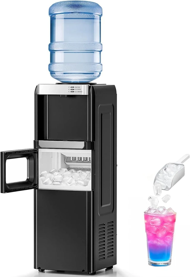 Main image of Water Dispenser with Ice Maker, 3 in 1 Water Cooler, Top Loading