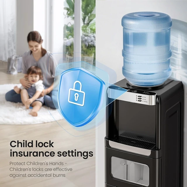 Alt view image 5 of 7 - Water Dispenser with Ice Maker, 3 in 1 Water Cooler, Top Loading