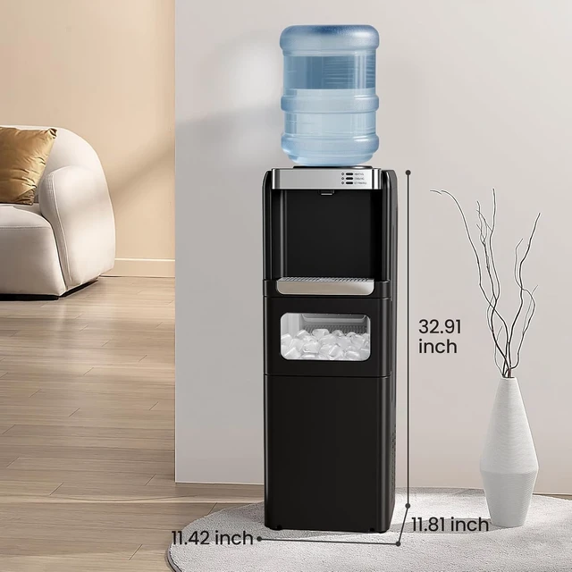 Alt view image 6 of 7 - Water Dispenser with Ice Maker, 3 in 1 Water Cooler, Top Loading