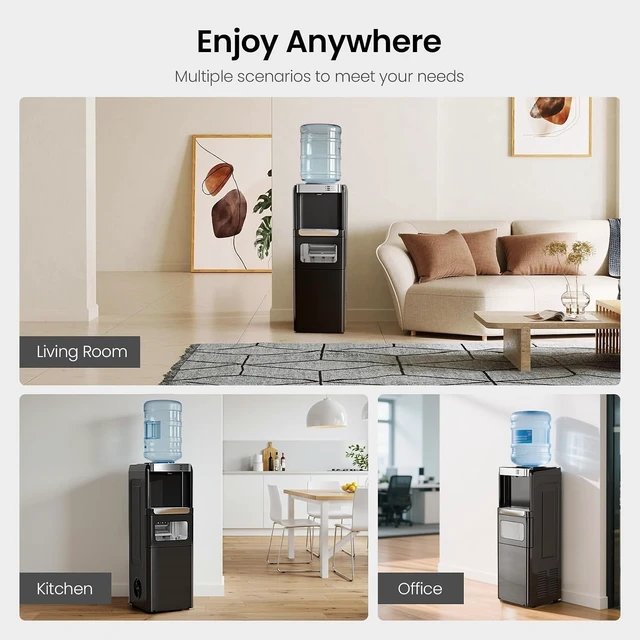 Alt view image 7 of 7 - Water Dispenser with Ice Maker, 3 in 1 Water Cooler, Top Loading