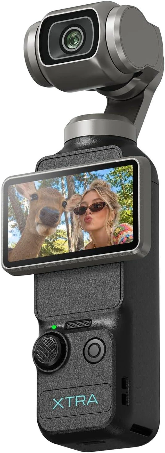 Main image of Xtra Muse, Vlogging Camera with 1'' CMOS & 4K/120fps Videos, Pocket Camera with 3-Axis Gimbal Stabilizer, Fast Focusing, Face/Object Tracking, Digital Video Camera for Photography, Digital Camera
