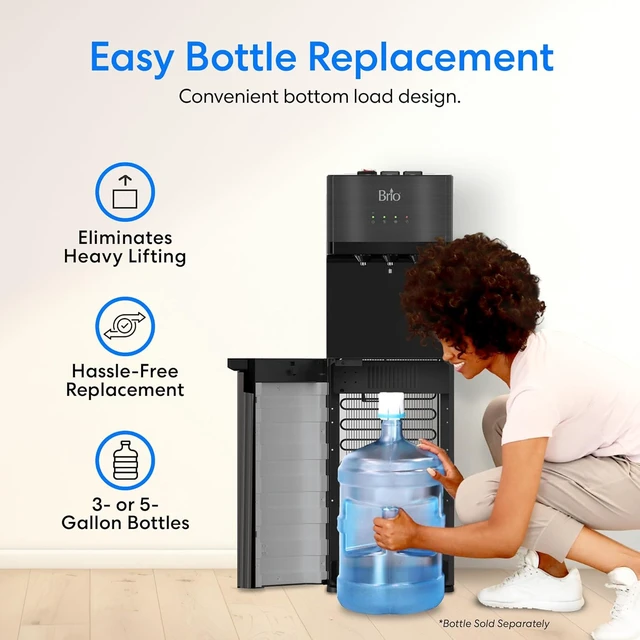 Alt view image 4 of 7 - 520 Series Self Cleaning Water Dispenser Bottom Loading Water Cooler