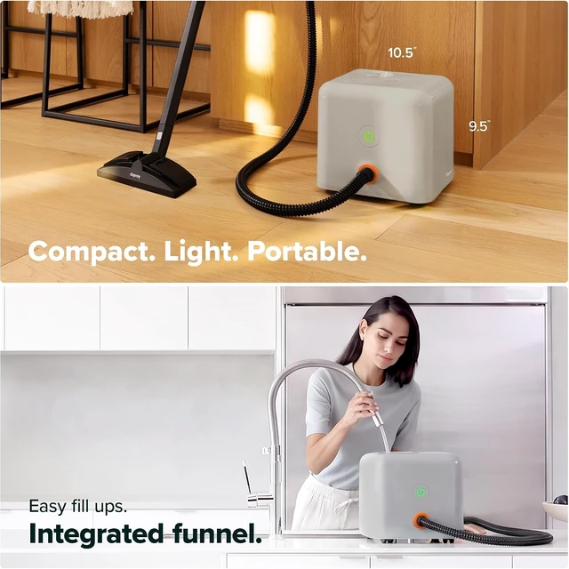 Alt view image 7 of 7 - Neat Plus Steam Cleaner for Home with Storage Bag