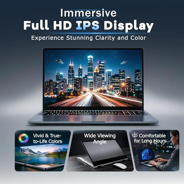 Alt view image 5 of 7 - 15.6" Yoga 2-in-1 Touchscreen Laptop, 8GB RAM 256GB SSD
