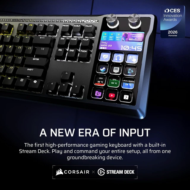 Alt view image 2 of 7 - Galleon 100 SD RGB Mechanical Wired Gaming Keyboard Black